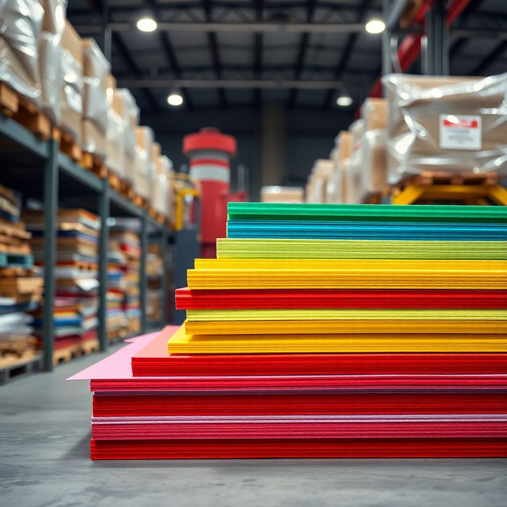 Papel Plastificado de Colores